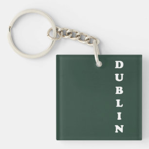 Porte-clés Dublin Irlande, j'aime Dublin
