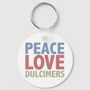 Porte-clés Dulcimers d'amour de paix