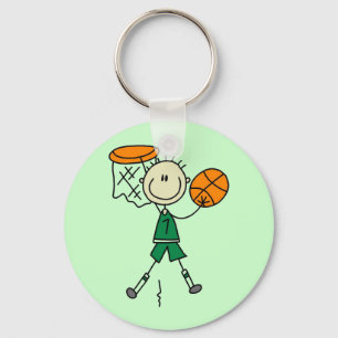Porte-clés Dunking Boys Basketball Tshirts et cadeaux