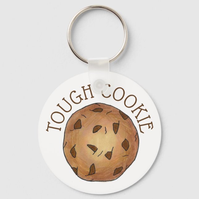 Porte-clés DUR COOKIE Chocolat Chip Baker Foot Dessert (Recto)