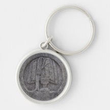 Porte-clés d'urne et de saule