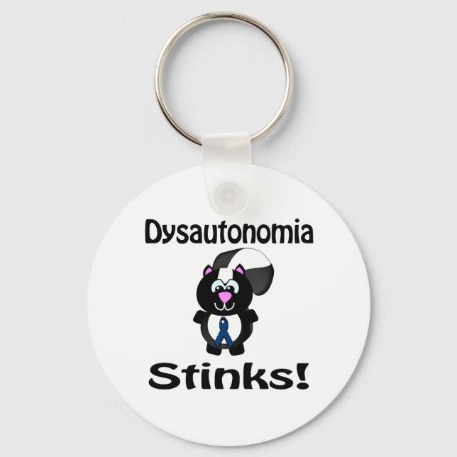 Porte-clés Dysautonomia pue la conception de la sensibilisati (Recto)