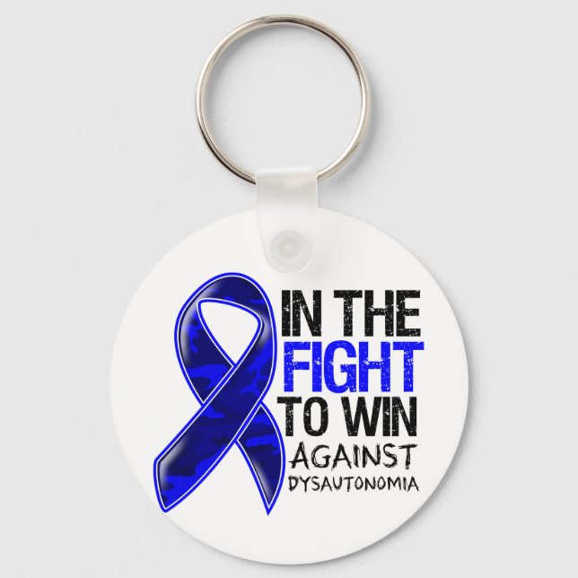 Porte-clés Dysautonomie - Lutte Pour Gagner (Recto)
