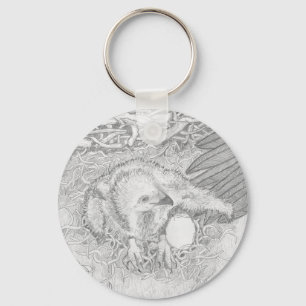 PORTE-CLÉS E14 DIFFUSER LE MOT PROTÉGER LA FAUNE OZZIE AILE