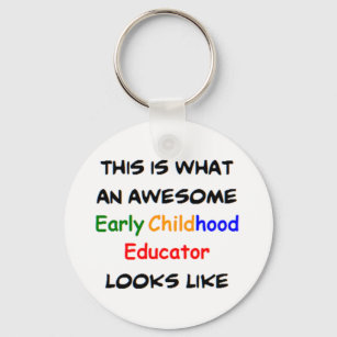 Porte-clés early childhood educator, awesome
