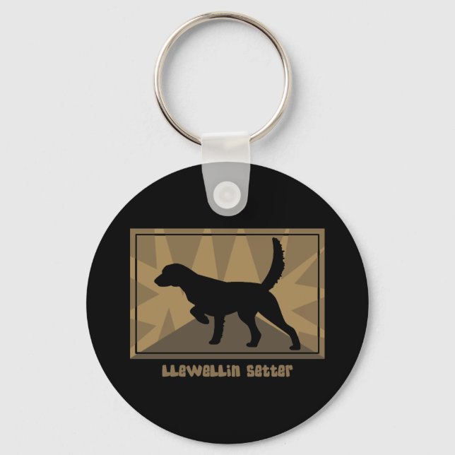 Porte-clés Earthy Llewellin Setter (Recto)