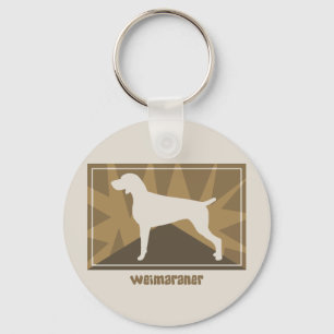 Porte-clés Earthy Weimaraner Porte - clé