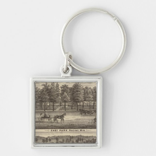 Porte-clés East Park, Racine et Oakland Farm (Devant)