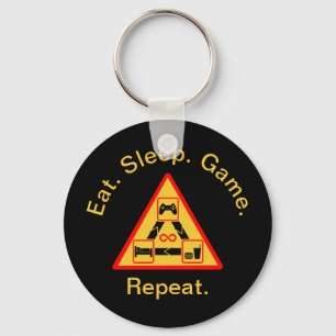 Porte-clés Eat, Sleep, Game, Repeat - Gamer