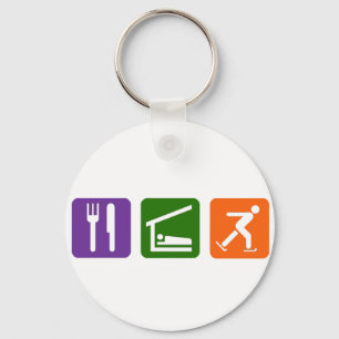 Porte-clés Eat Sleep Ice Skating