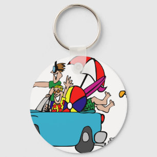 Porte-clés Echapper à la plage