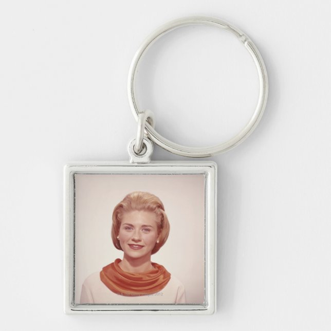 Porte-clés Écharpe de port de femme (Devant)