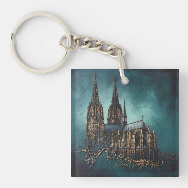 Porte-clés Écho doré de la cathédrale (Devant)