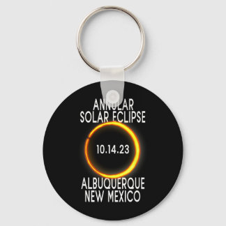 Porte-clés Éclipse solaire annuelle T - Albuquerque Nouveau-M