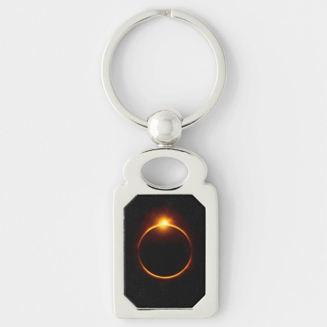 Porte-clés Éclipse solaire Sun foncé et lune (Devant)