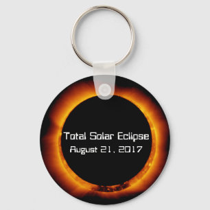 Porte-clés Éclipse solaire totale 2017