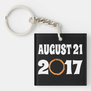 Porte-clés Éclipse solaire totale 21 août 2017