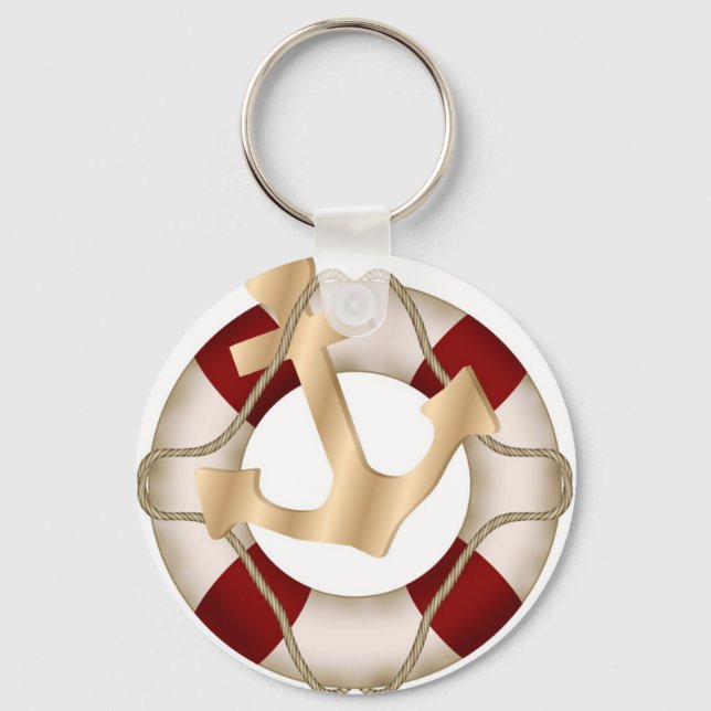 Porte-clés Économie de vie et Ancre (Recto)