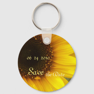 Porte-clés Économies de tournesol la date