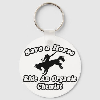 Porte-clés Économisez Cheval, Ride Chimiste Biologique
