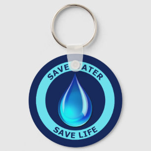 Porte-clés Économisez de l'eau