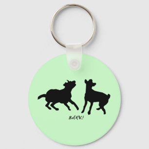 Porte-clés Écorce, vivante, rire