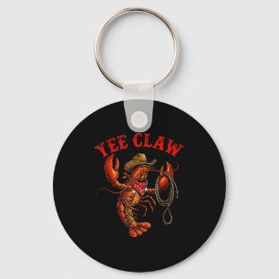 Porte-clés Écrevisse cow-boy yee pince écrevisse homard homme