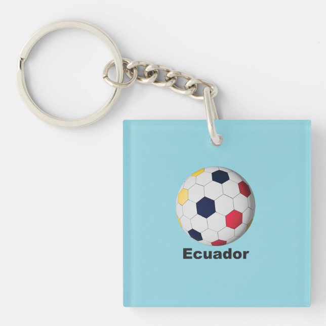 Porte-clés Ecuador Soccer (Devant)