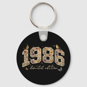 Porte-clés Édition limitée 40e anniversaire floral 1986