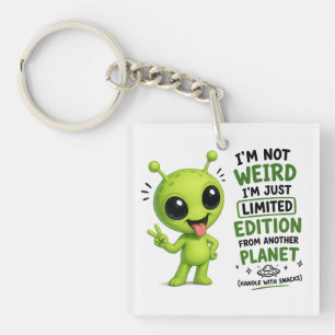 Porte-clés Édition Limitée Design Alien