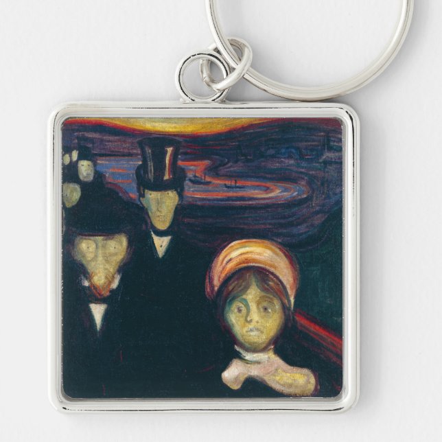 Porte-clés Edvard Munch - Anxiété (Devant)