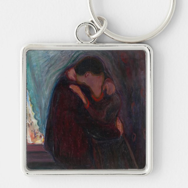 Porte-clés Edvard Munch - Le baiser (Devant)