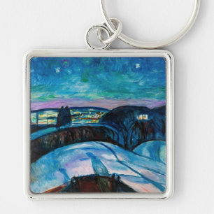Porte-clés Edvard Munch - Nuit étoilée 1922