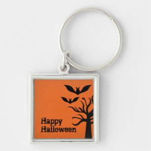 Porte-clés Eerie Bats Premium Porte - clé, Orange