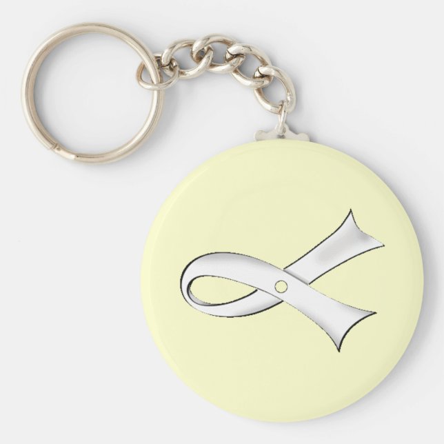 Porte-clés Effacer le Porte - clé de ruban (Devant)