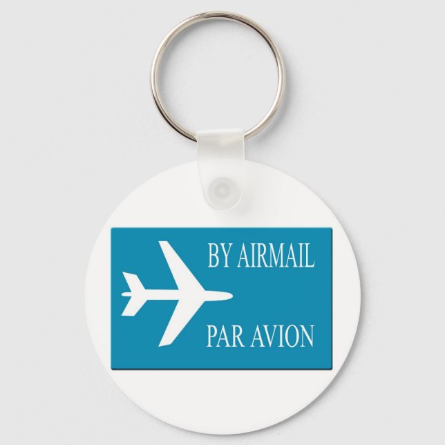 Porte-clés Effet autocollant d'avion (Recto)