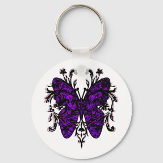 Porte-clés Effet papillon (violet)