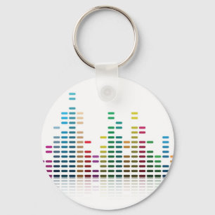 Porte-clés égaliseur de musique