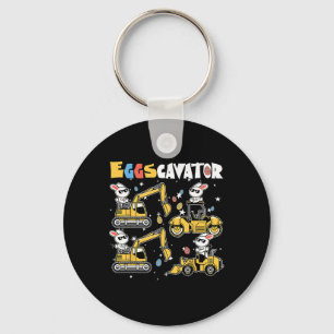 Porte-clés Eggscavator Chasse aux Oeufs de Pâques Camions de 