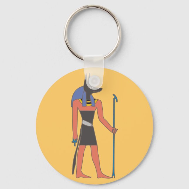 Porte-clés Église égyptienne d'Anubis egypt deity (Recto)