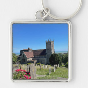 Porte-clés Église St Leonards Hythe vue d'en haut
