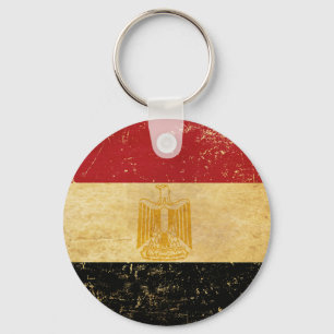 Porte-clés Égypte Drapeau Vintage Grunge Porte - clé