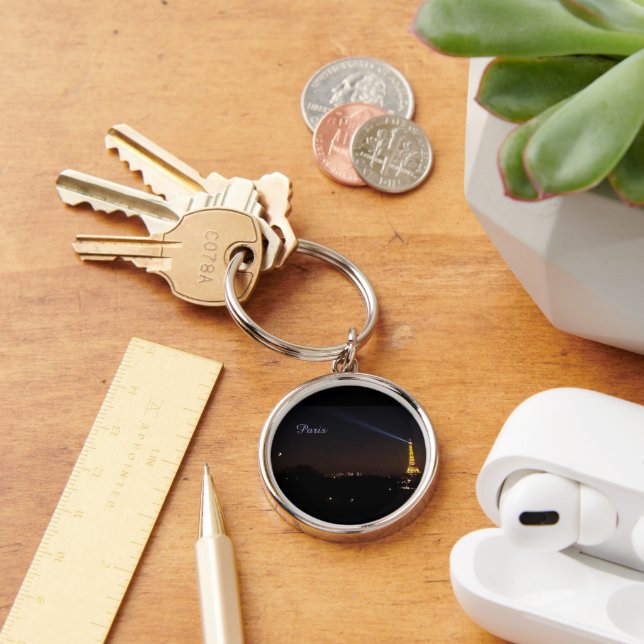 Porte-clés Eiffel Tower at Night Keychain (Bureau)