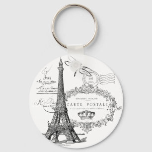 Porte-clés Eiffel tower collage