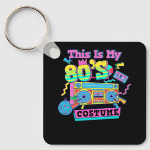 Porte-clés Eighties Music 1980s Génération 80s Costume Party