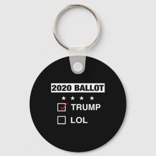 Porte-clés Électeur de campagne drôle pro Trump républicain