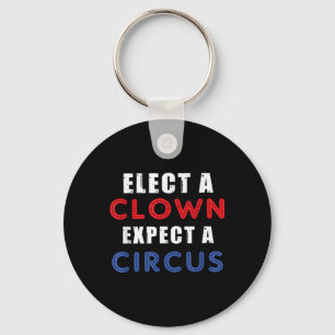 Porte-clés Élection D'Un Clown Attendez-Vous À Un Design De C