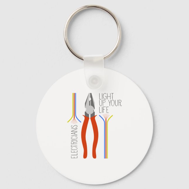 Porte-clés Électricien (Recto)