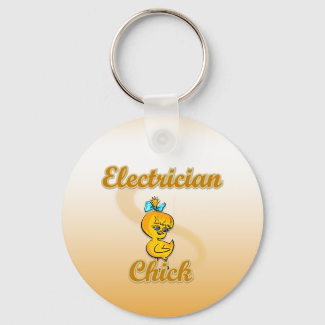 Porte-clés Électricien Chick (Recto)