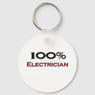 Porte-clés Électricien de 100 pour cent